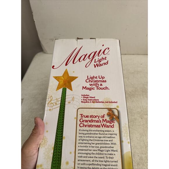 New Magic Light Wand Christmas Remote Control & Receiver W/Light and Sound - Picture 7 of 8